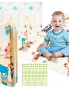 MalPlay Covoras pliabil din spuma cu doua fete Animale 180x200 cm
