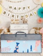 MalPlay Covoras pliabil din spuma cu doua fete BearFish 180x200 cm
