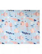 MalPlay Covoras pliabil din spuma cu doua fete BearFish 180x200 cm