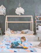MalPlay Covoras pliabil din spuma cu doua fete BearFish 180x200 cm