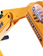 MalPlay Excavator copii fara pedale Rutschauto Galben actionat cu picioarele cupa mobila spatiu depozitare greutate maxima suportata 25 kg