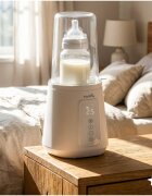 MalPlay Incalzitor de sticle 5in1 Sora 230W cu sterilizator functie de dezgheare si mentinere la cald panou tactil cu afisaj LED capacitate 200 ml