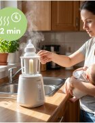 MalPlay Incalzitor de sticle 5in1 Sora 230W cu sterilizator functie de dezgheare si mentinere la cald panou tactil cu afisaj LED capacitate 200 ml