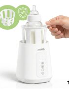 MalPlay Incalzitor de sticle 5in1 Sora 230W cu sterilizator functie de dezgheare si mentinere la cald panou tactil cu afisaj LED capacitate 200 ml