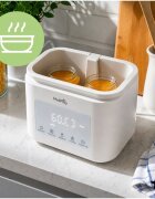 MalPlay Incalzitor si sterilizator multifunctional de sticle 5in1 SORA Duo 230W control tactil incalzire mancare sterilizare cu abur decongelare si mentinere la cald