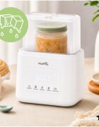 MalPlay Incalzitor si sterilizator multifunctional de sticle 5in1 SORA Duo 230W control tactil incalzire mancare sterilizare cu abur decongelare si mentinere la cald