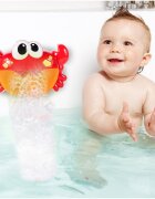 MalPlay Jucarie baie pentru copii model crab muzical generator de spuma dimensiune 24 x 7 x 16cm culoare red