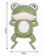 MalPlay Jucarie de baie cu cheita Swimming frog Green