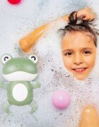 MalPlay Jucarie de baie cu cheita Swimming frog Green
