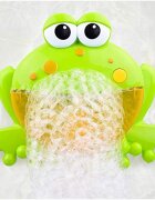 MalPlay Jucarie de baie pentru copii cu difuzor de spuma lumini si 12 melodii Bubble Frog 23cm