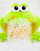 MalPlay Jucarie de baie pentru copii cu difuzor de spuma lumini si 12 melodii Bubble Frog 23cm