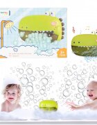 MalPlay Jucarie de baie pentru facut baloane cu melodii Dino Green