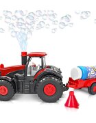 MalPlay Jucarie de facut baloane de sapun Red Tractor