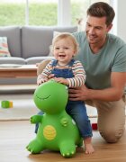 MalPlay Jucarie gonflabila de sarit pentru copii Green Dino inaltime 49cm cu pompa inclusa