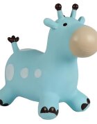 MalPlay Jucarie gonflabila din cauciuc de sarit pentru copii cu pompa inclusa utilizare versatila portabila dimensiune 46 x 55 x 25 cm blue giraffe