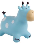 MalPlay Jucarie gonflabila din cauciuc de sarit pentru copii cu pompa inclusa utilizare versatila portabila dimensiune 46 x 55 x 25 cm blue giraffe