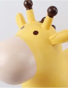 MalPlay Jucarie gonflabila din cauciuc de sarit pentru copii cu pompa inclusa utilizare versatila portabila dimensiune 46 x 55 x 25 cm yellow giraffe
