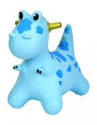MalPlay Jucarie gonflabila pentru copii Blue Dino din cauciuc rezistent cu pompa inclusa dimensiune 50 x 52 x 26 cm