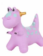 MalPlay Jucarie gonflabila pentru copii Purple Dino din cauciuc rezistent cu pompa inclusa dimensiune 50 x 52 x 26 cm