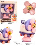 MalPlay Jucarie interactiva pentru copii Funny Snail fixare cu ventuza dimensiune 16.5 x 12.5 x 8 cm