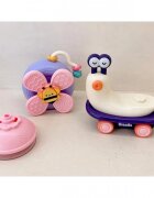 MalPlay Jucarie interactiva pentru copii Funny Snail fixare cu ventuza dimensiune 16.5 x 12.5 x 8 cm