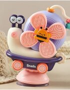 MalPlay Jucarie interactiva pentru copii Funny Snail fixare cu ventuza dimensiune 16.5 x 12.5 x 8 cm