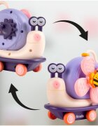 MalPlay Jucarie interactiva pentru copii Funny Snail fixare cu ventuza dimensiune 16.5 x 12.5 x 8 cm
