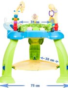 MalPlay Jumper cu centru de activitati si pian Green