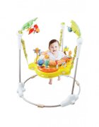 MalPlay Jumper interactiv pentru bebelusi scaun reglabil efectele sonore husa detasabila