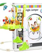 MalPlay Jumper interactiv pentru bebelusi scaun reglabil efectele sonore husa detasabila