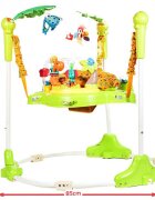 MalPlay Jumper interactiv pentru bebelusi scaun reglabil efectele sonore husa detasabila