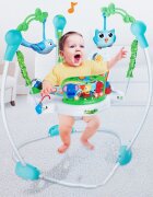 MalPlay Jumper interactiv pentru copii Blue cu sunete lumini si scaun rotativ 360