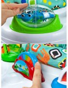 MalPlay Jumper interactiv pentru copii Blue cu sunete lumini si scaun rotativ 360