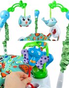 MalPlay Jumper interactiv pentru copii Blue cu sunete lumini si scaun rotativ 360