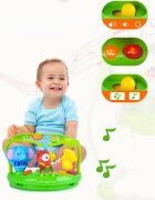 MalPlay Jumper interactiv pentru copii Blue cu sunete lumini si scaun rotativ 360