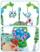 MalPlay Jumper interactiv pentru copii Blue cu sunete lumini si scaun rotativ 360
