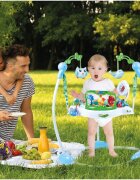 MalPlay Jumper interactiv pentru copii Blue cu sunete lumini si scaun rotativ 360