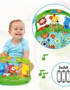 MalPlay Jumper interactiv pentru copii Blue cu sunete lumini si scaun rotativ 360