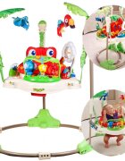 MalPlay Jumper interactiv pentru copii cu inaltime reglabila Tropical Forest