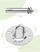 MalPlay Kit de montare monopunct pe tavan pentru leagan cocon copii Nesto cu accesorii incluse
