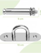 MalPlay Kit dublu de montare leagan pe tavan pentru copii Malo constructie metalica robusta cu 2 puncte de prindere