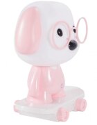 MalPlay Lampa de veghe cu LED pentru copii Doggie Pink