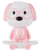 MalPlay Lampa de veghe cu LED pentru copii Doggie Pink