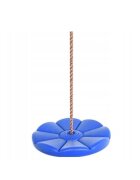 MalPlay Leagan pentru copii diametru disc 27.5cm din plastic funie 210 cm Blue Flower
