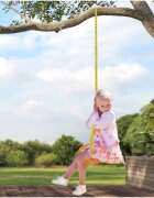 MalPlay Leagan pentru copii diametru disc 27.5cm din plastic funie 210 cm Orange Flower