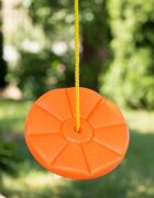 MalPlay Leagan pentru copii diametru disc 27.5cm din plastic funie 210 cm Orange Flower
