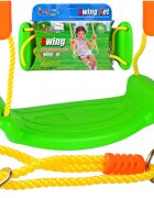 MalPlay Leagan pentru copii Green Kingsport din plastic dimensiune 41 x 17.5 x 11 cm