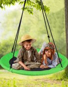 MalPlay Leagan pentru copii tip cuib Green diametru 116 cm material impermeabil Oxford 600D