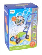 MalPlay Masina de tuns iarba Bubbles genereaza baloane din sapun cu Muzica si 2 rezerve 118ml incluse 26 x 17cm Blue