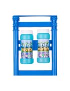 MalPlay Masina de tuns iarba Bubbles genereaza baloane din sapun cu Muzica si 2 rezerve 118ml incluse 26 x 17cm Blue